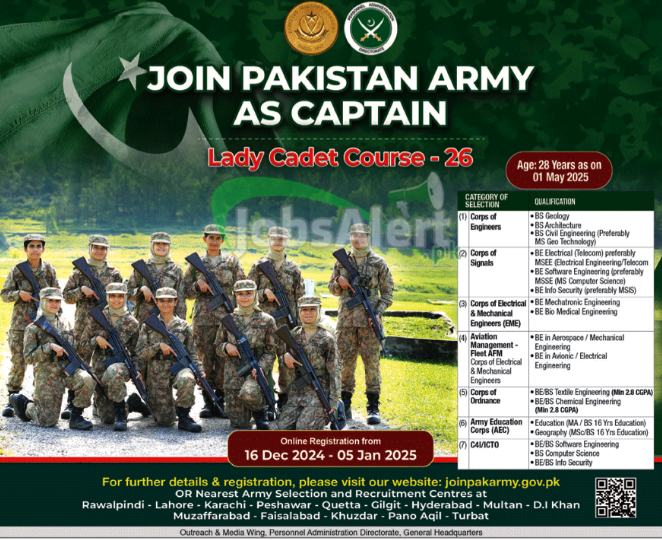 Lady Cadet Course 2025